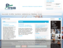 Tablet Screenshot of ffb37.ffbatiment.fr